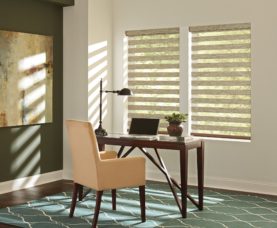 Fabric roller shades for offices. Available at AAA Blinds of Lakeland