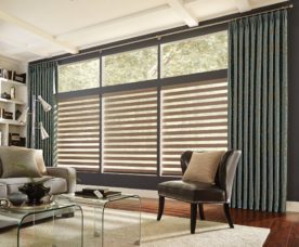 Living room shades that are custom made at AAA Blinds of Lakeland
